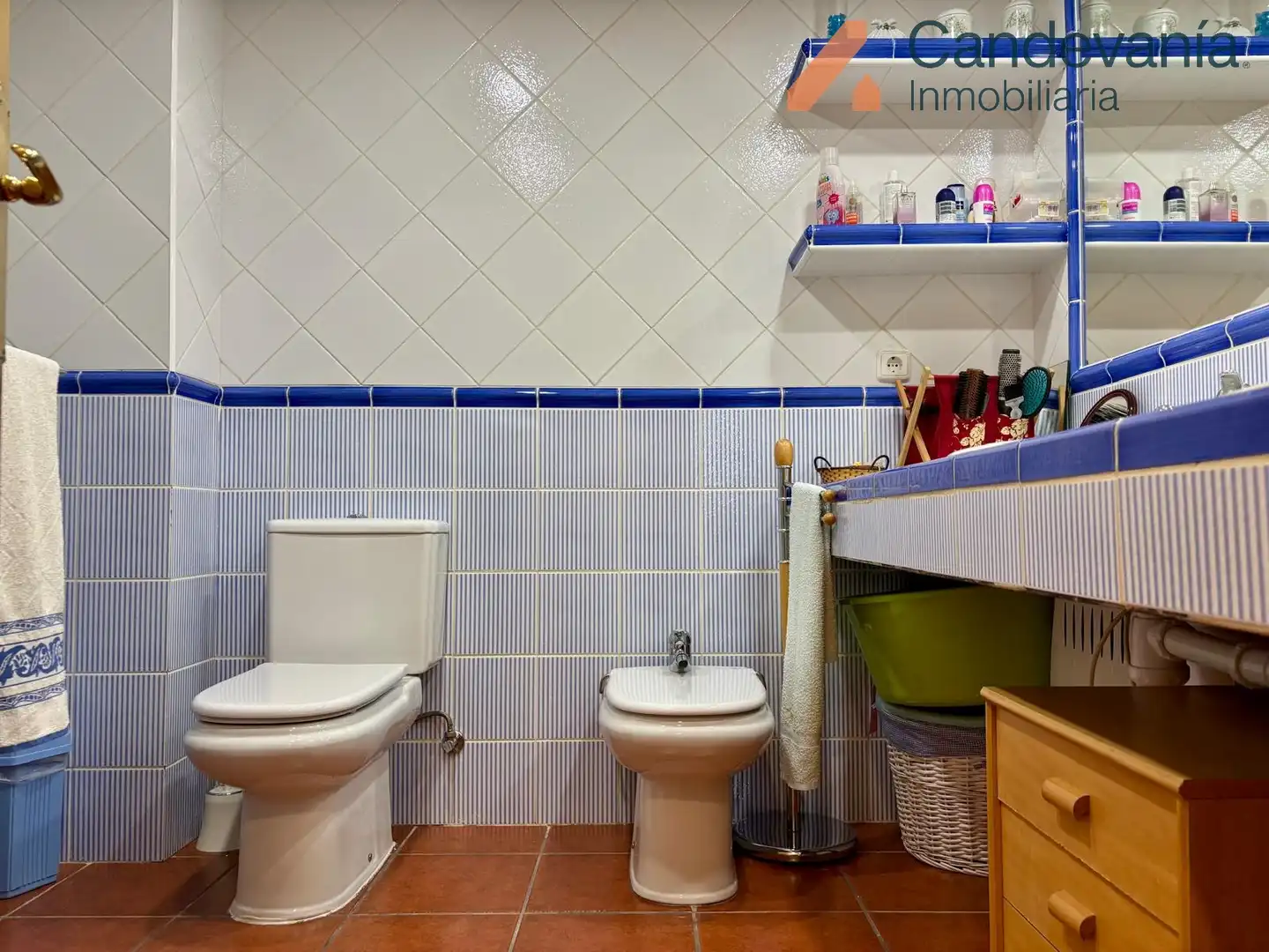 Baño de Casa o chalet en venta en San Mateo de Gállego con Aire acondicionado, Calefacción y Jardín privado
