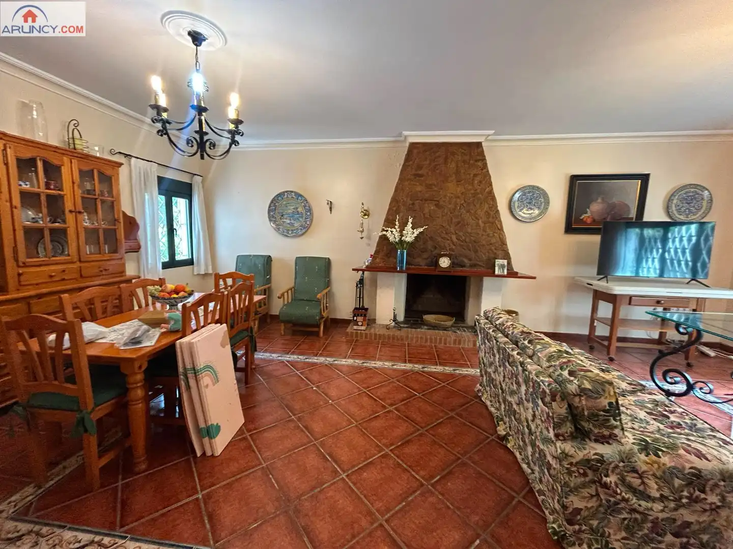 Living room of Houses for rent in Alcalá de Guadaira  with Air Conditioner, Private garden and Terrace