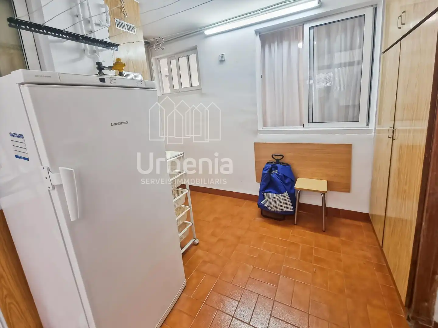 Kitchen of Flat for sale in Mataró  with Terrace and Furnished