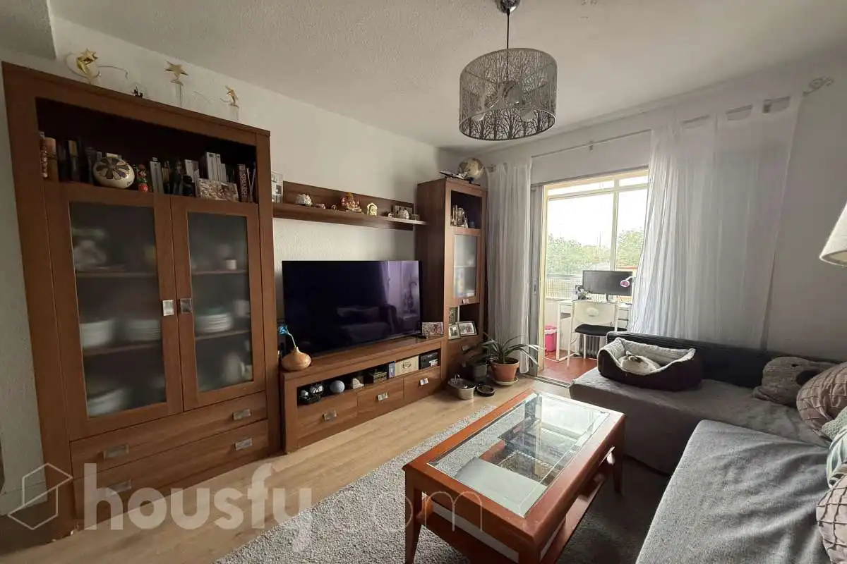 Sala d'estar de Pis de lloguer en Madrid amb Aire condicionat, Calefacció i Parquet