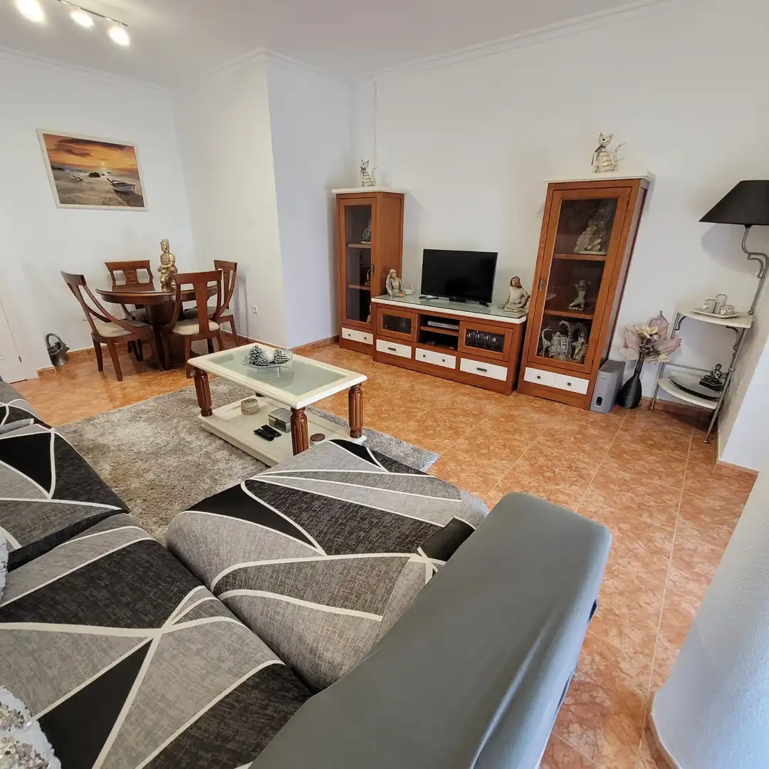 Living room of Houses for sale in Roquetas de Mar  with Air Conditioner, Terrace and Storage room