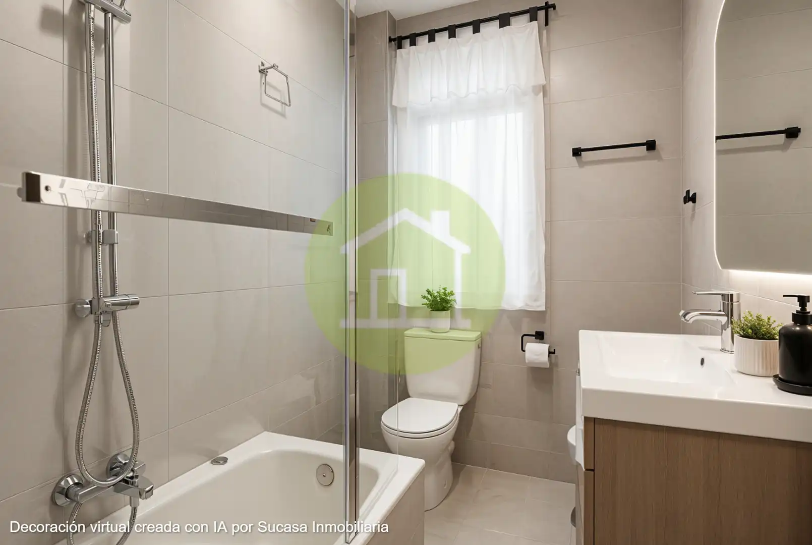 Baño de Piso en venta en A Coruña Capital  con Parquet, Horno y Lavadora