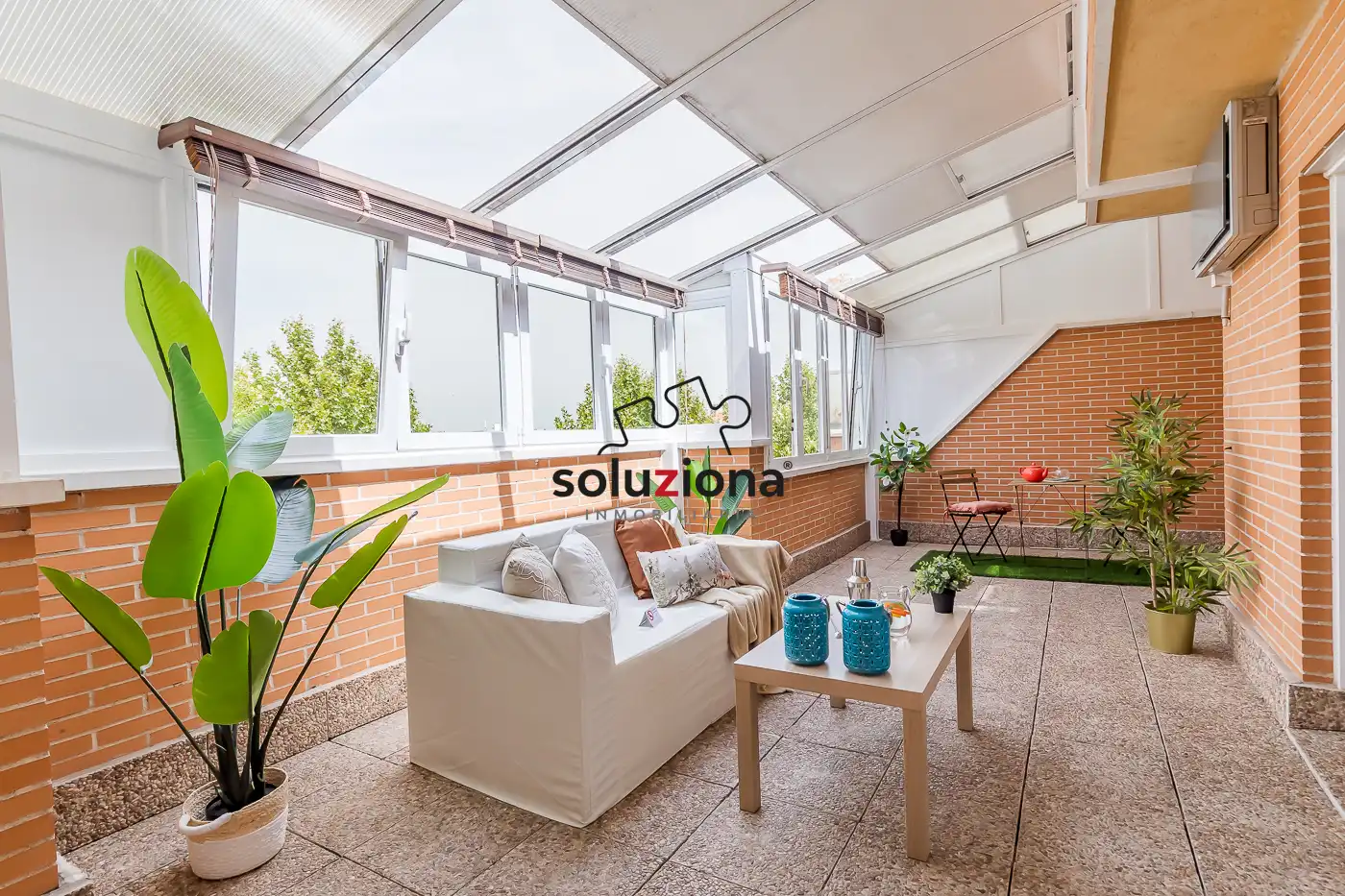 Terrace of Attic for sale in Getafe  with Air Conditioner, Heating and Parquet flooring