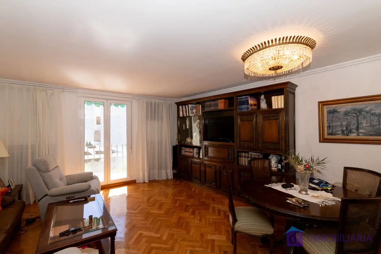 Living room of Flat for sale in Ateca  with Private garden, Parquet flooring and Terrace