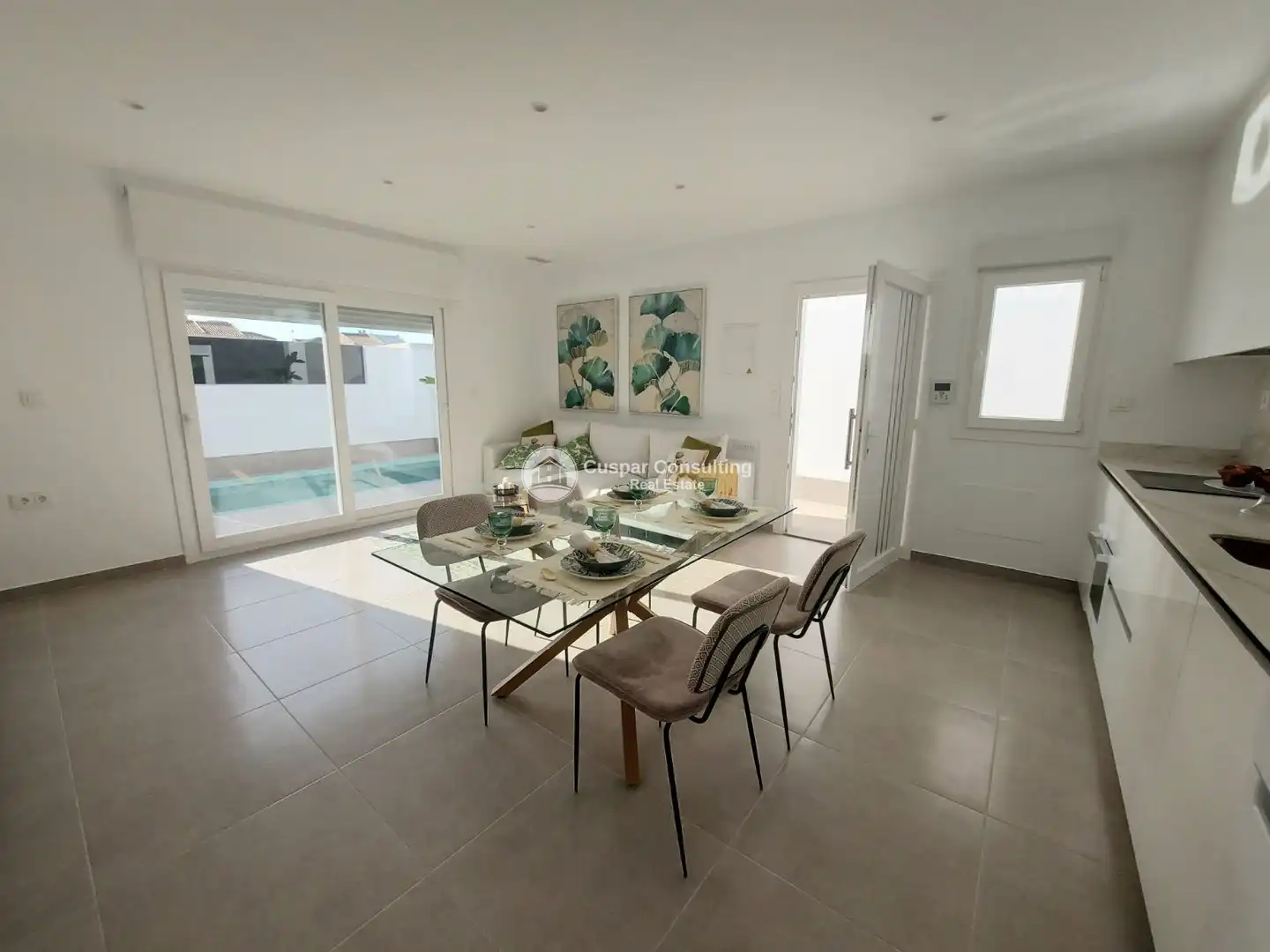 Dining room of Houses for sale in Torre-Pacheco  with Heating, Private garden and Terrace