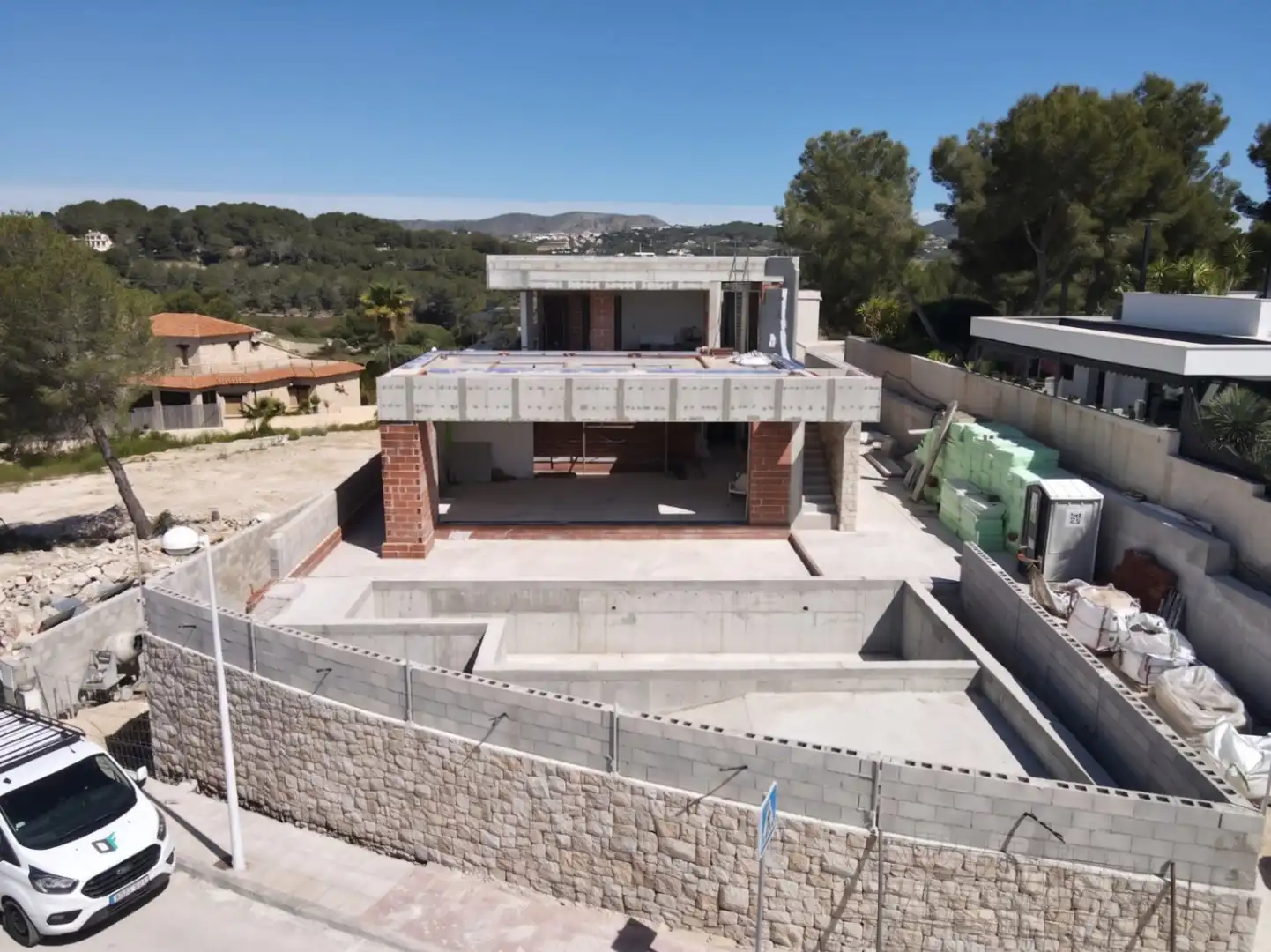Vista exterior de Casa o chalet en venta en Moraira con Aire acondicionado, Calefacción y Jardín privado
