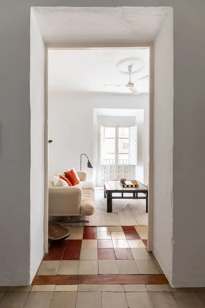 Sala de estar de Casa adosada en venta en Málaga con Terraza y Balcón