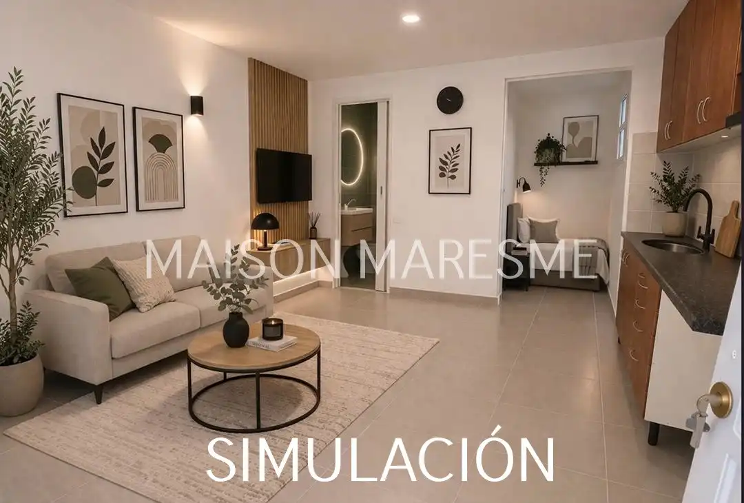 Sala d'estar de Estudi en venda en Canet de Mar