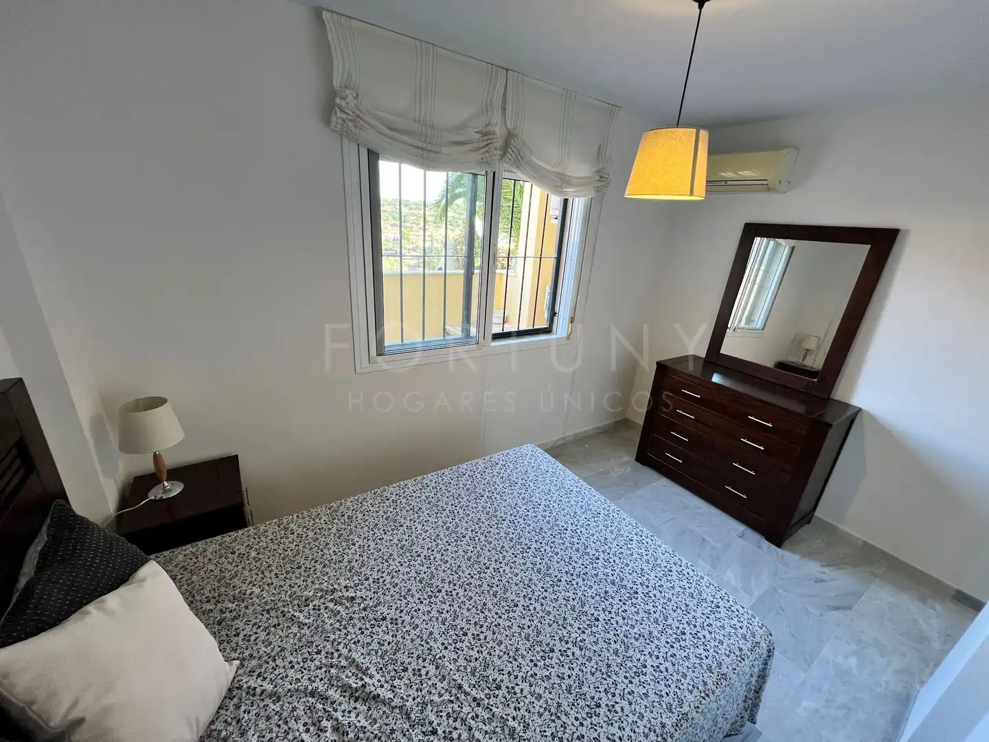 Bedroom of Flat for rent in Rincón de la Victoria  with Air Conditioner, Private garden and Terrace