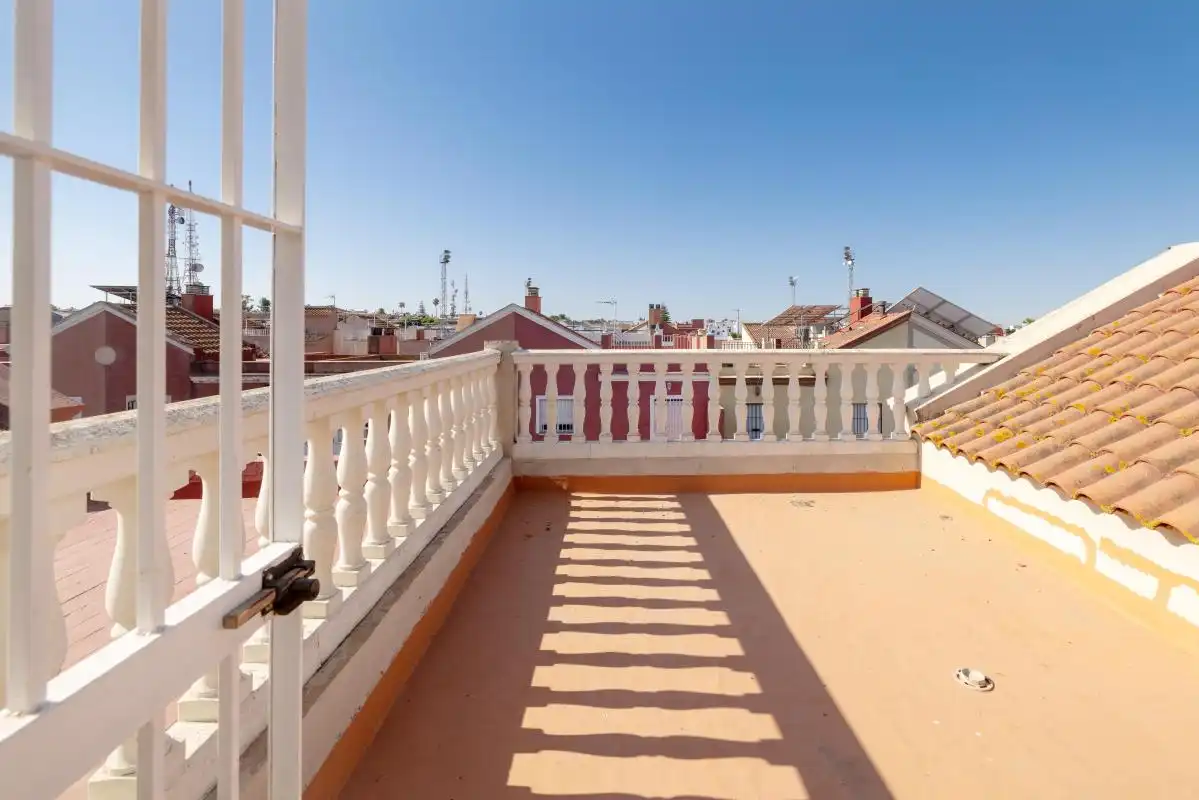 Terraza de Casa adosada en venta en Valencina de la Concepción con Aire acondicionado, Calefacción y Terraza