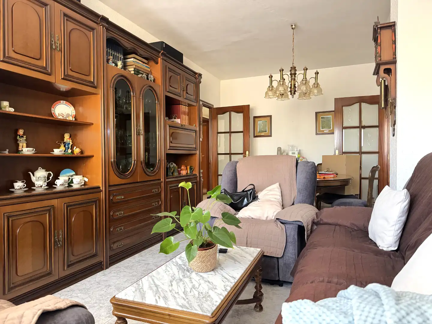 Living room of Flat for sale in  Barcelona Capital  with Air Conditioner, Heating and Balcony