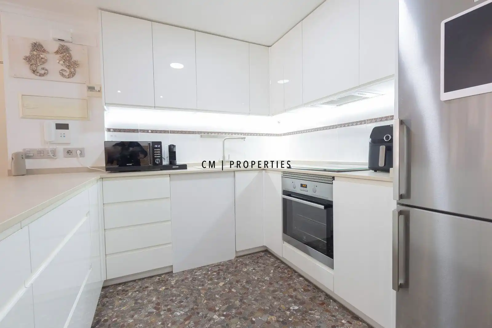 Kitchen of Flat for sale in Valencia  with Air Conditioner, Heating and Terrace
