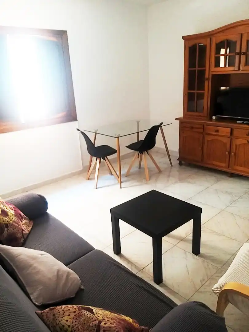 Sala de estar de Apartamento de alquiler en Granada con Amueblado, Lavadora y Microondas