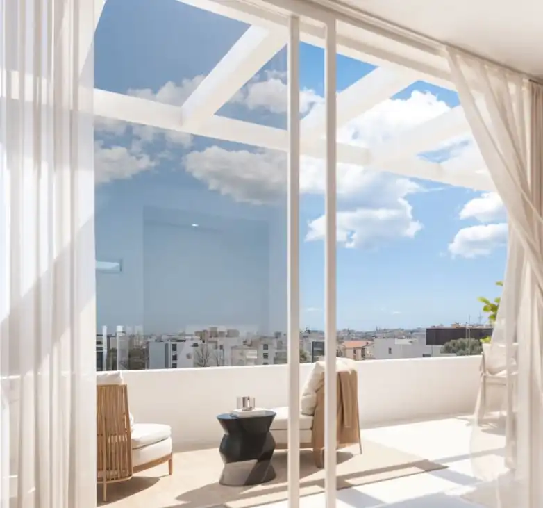 Terrassa de Apartament en venda en Estepona amb Aire condicionat, Calefacció i Jardí privat