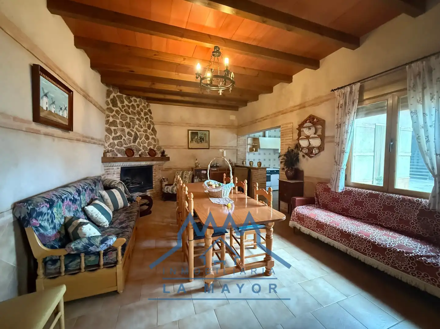 Sala de estar de Casa o chalet en venta en Almagro con Jardín privado, Terraza y Trastero