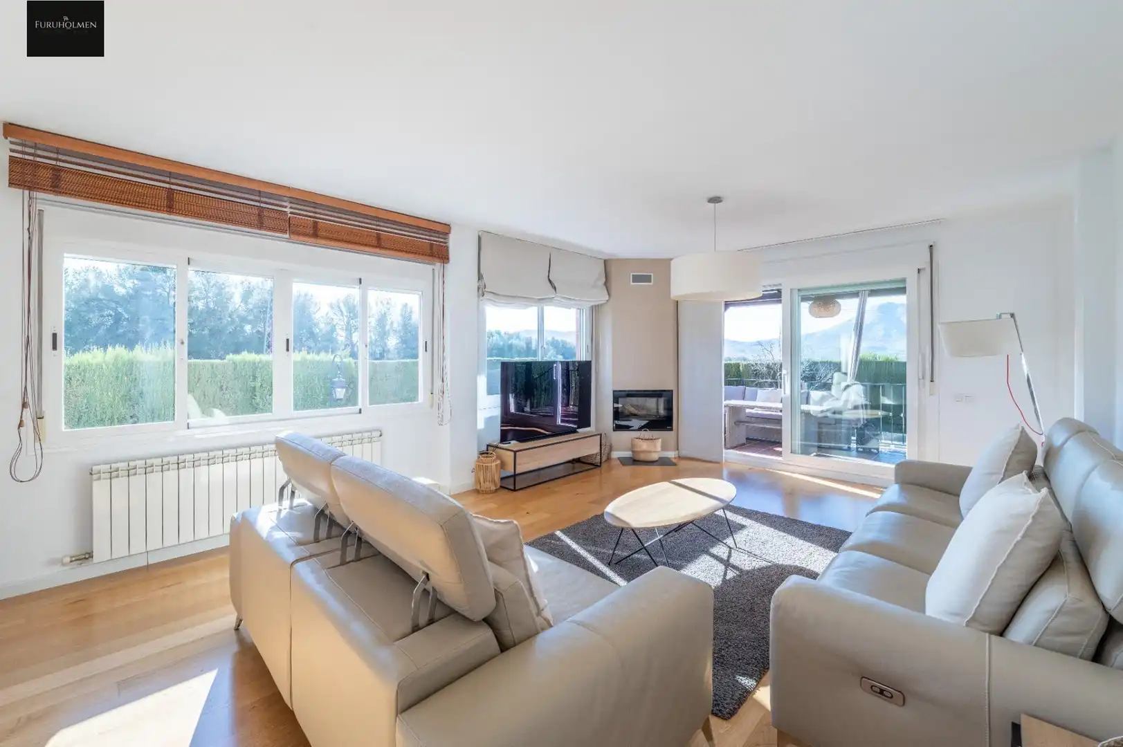 Living room of Houses for sale in Atarfe  with Air Conditioner, Heating and Private garden