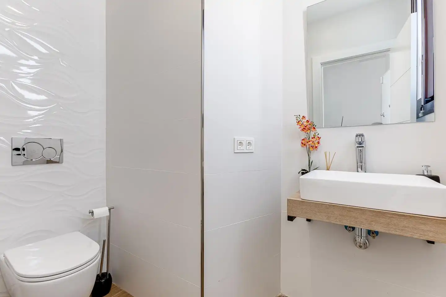 Baño de Casa o chalet en venta en Finestrat con Jardín privado, Terraza y Piscina