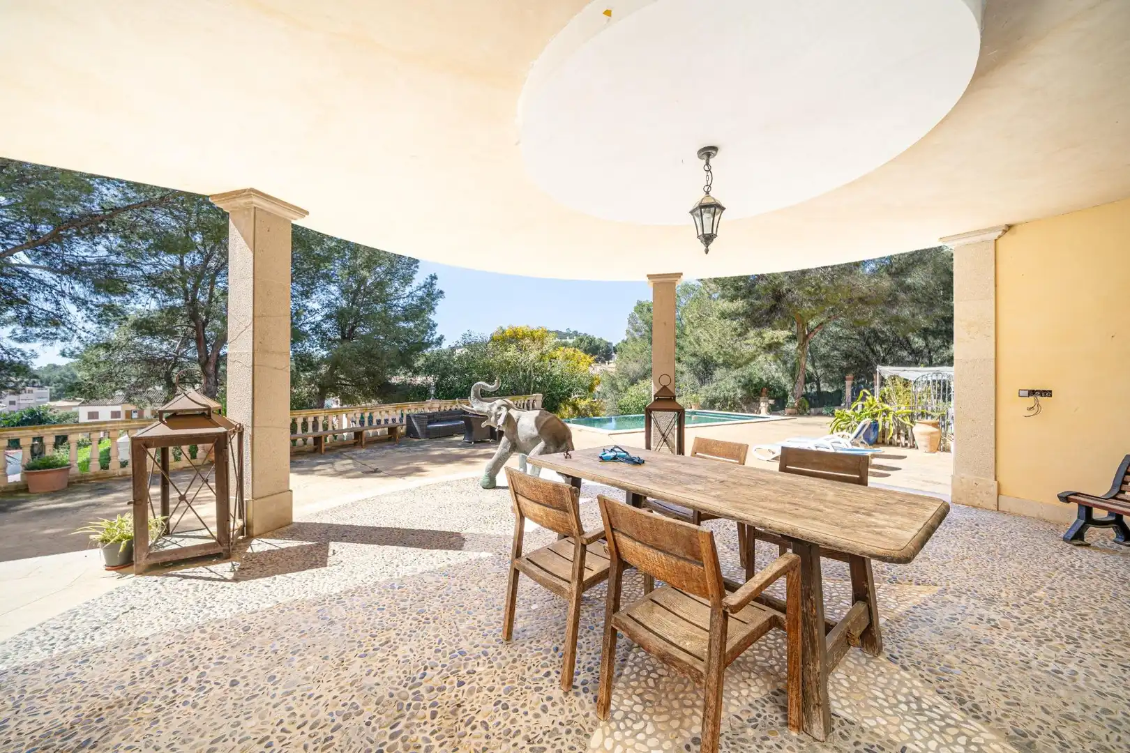 Terrassa de Casa o xalet en venda en Calvià amb Aire condicionat, Calefacció i Jardí privat