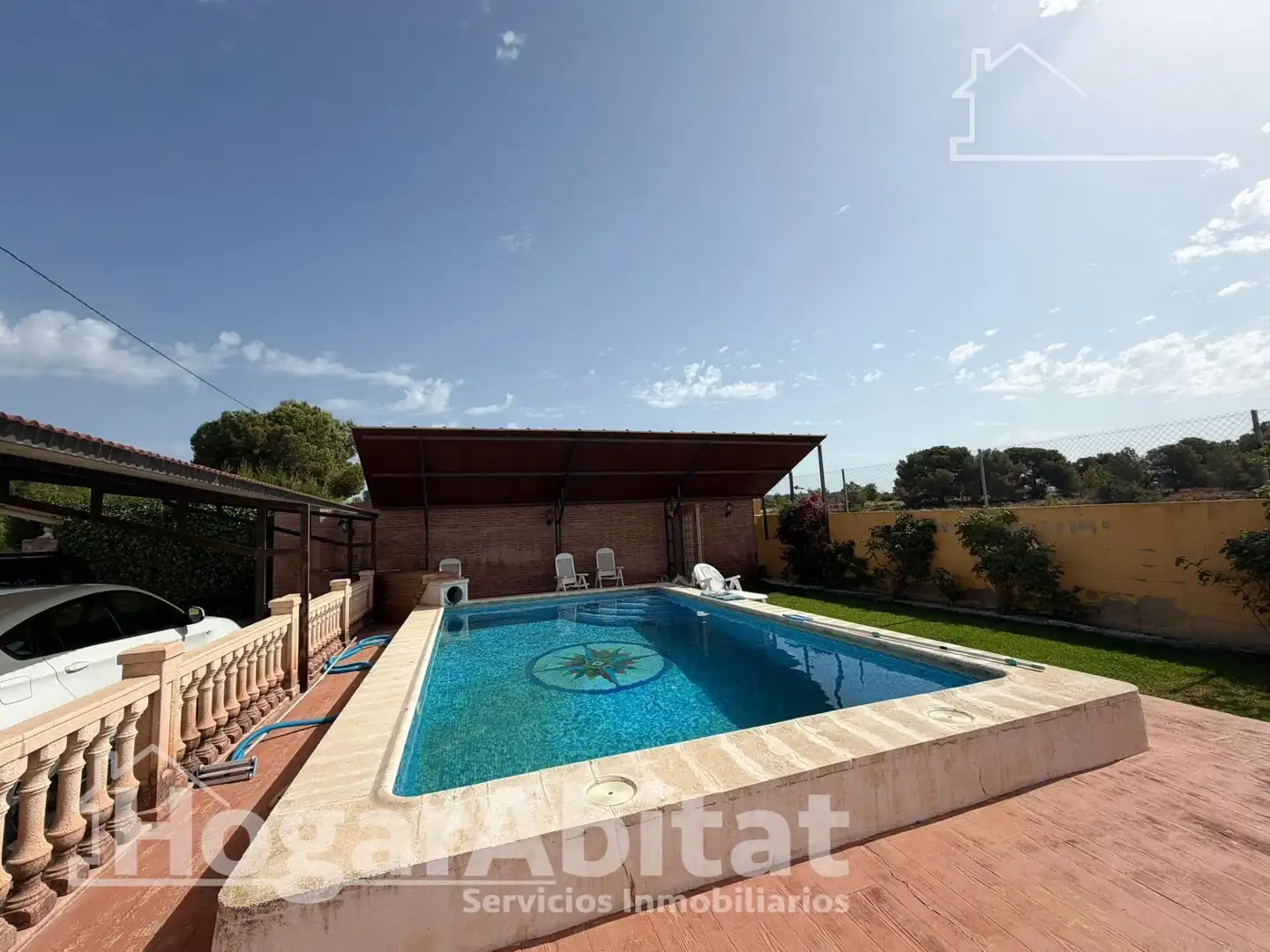 Exterior view of Houses for sale in Náquera  with Air Conditioner, Private garden and Terrace
