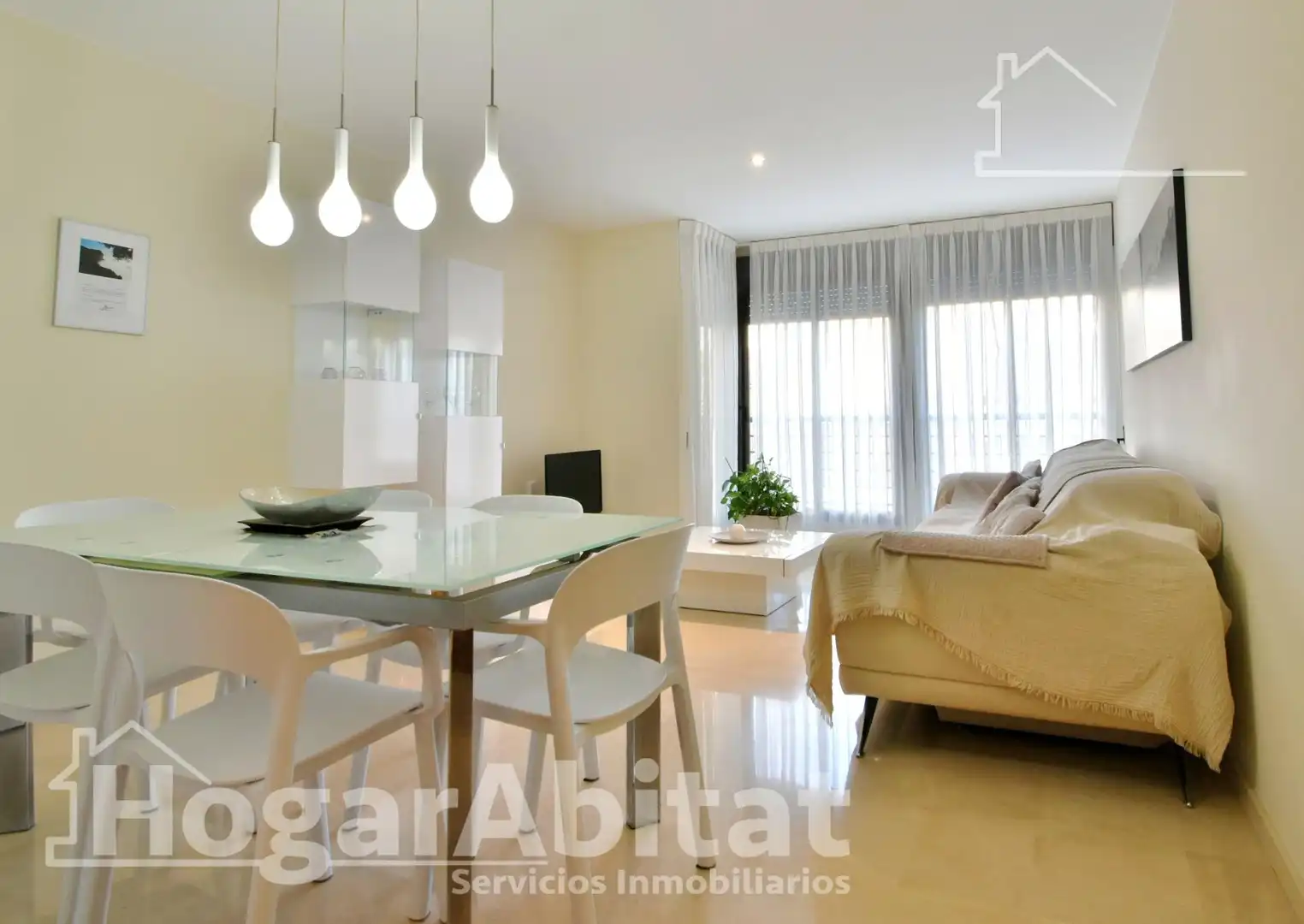 Wohnzimmer von Wohnung zum Verkauf in Almussafes mit Klimaanlage, Heizung und Abstellraum