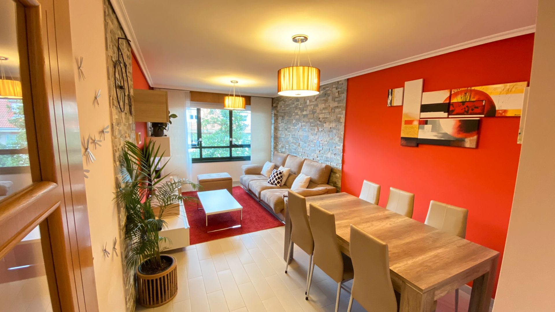 Sala de estar de Piso de alquiler en Arteixo con Calefacción, Parquet y Trastero