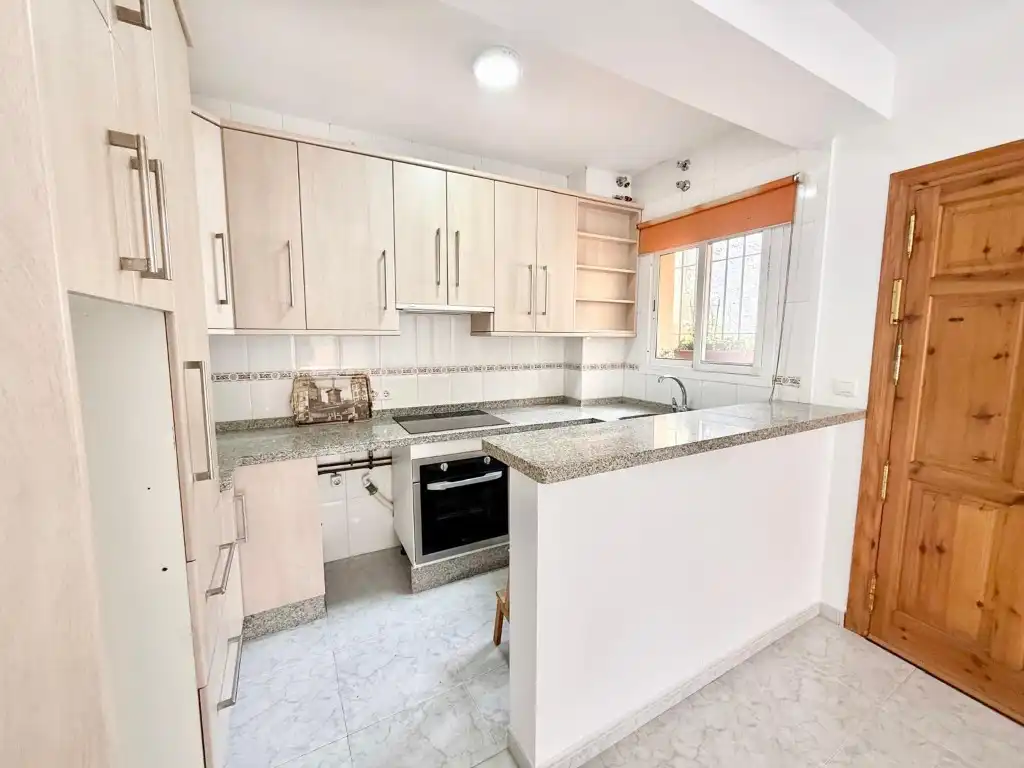 Kitchen of Flat for sale in Nerja  with Terrace, Swimming Pool and Balcony