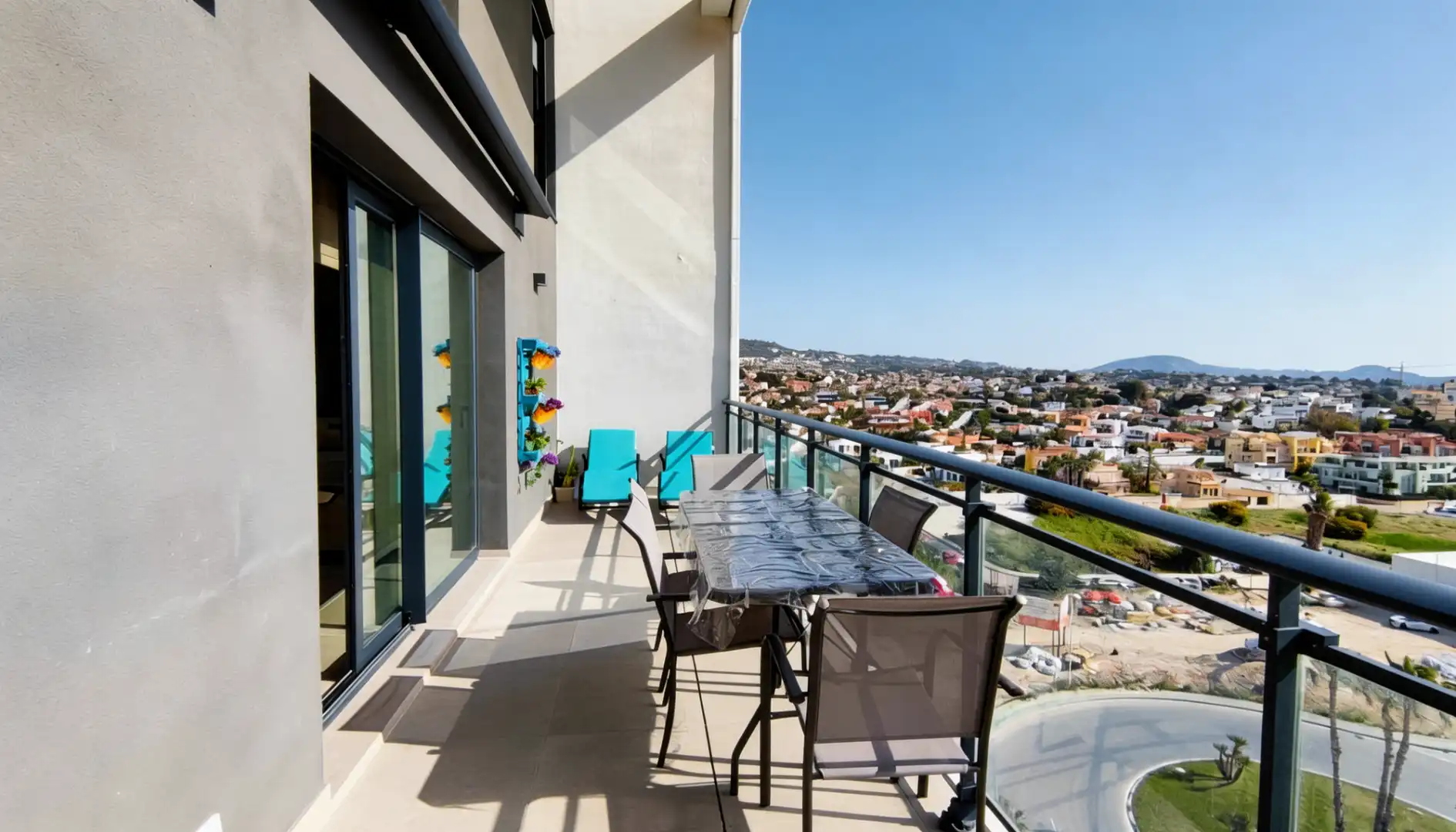 Terrassa de Apartament en venda en Calpe / Calp amb Aire condicionat, Calefacció i Traster