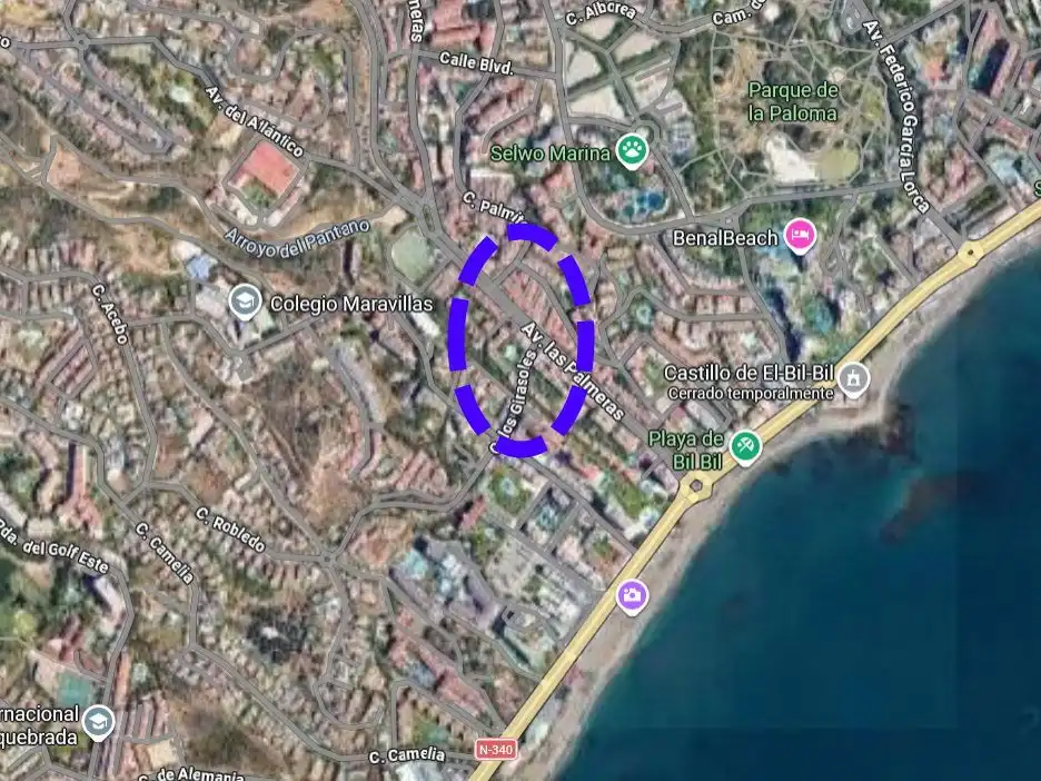 Außenansicht von Garage zur Miete in Benalmádena