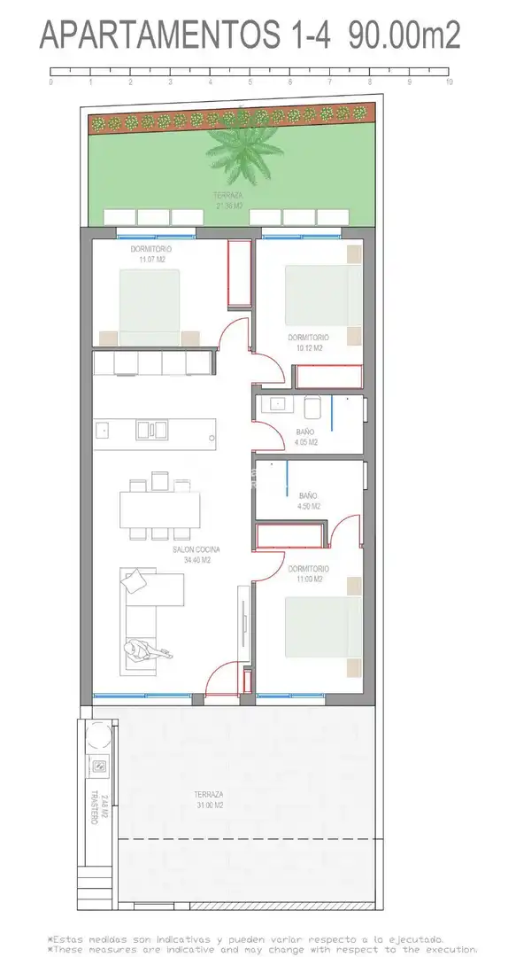 Ático con piscina en venta en Pilar de la Horadada ciudad, imagen 19