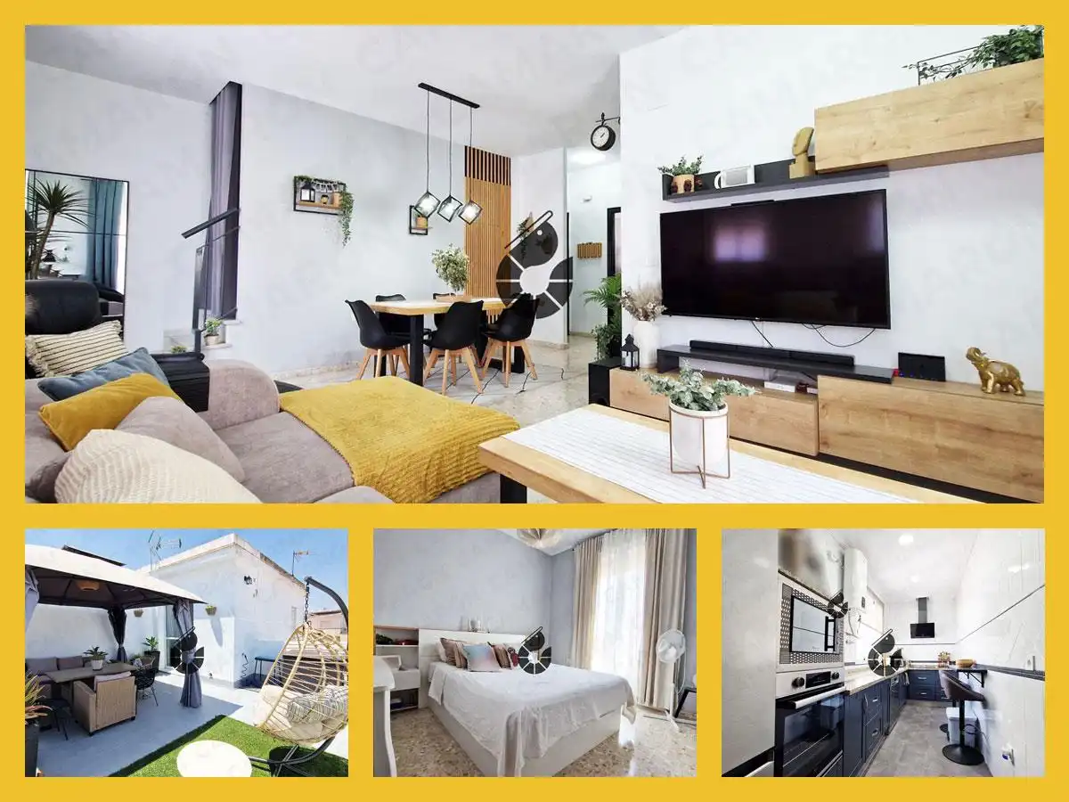 Sala de estar de Piso en venta en Coria del Río con Aire acondicionado, Terraza y Balcón