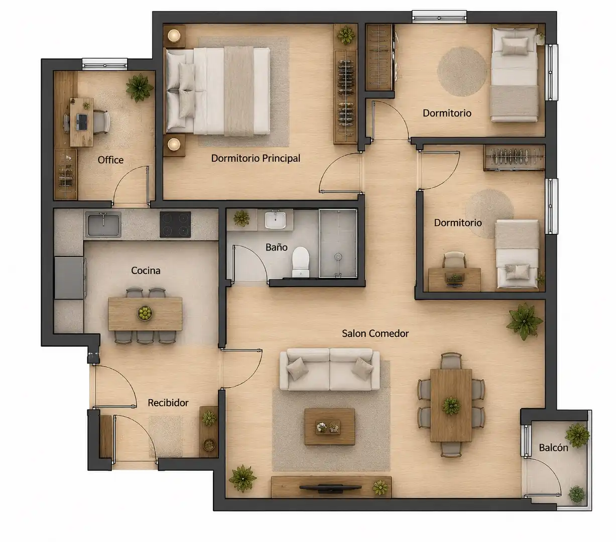 Flat for sale in Getafe  with Air Conditioner, Heating and Terrace