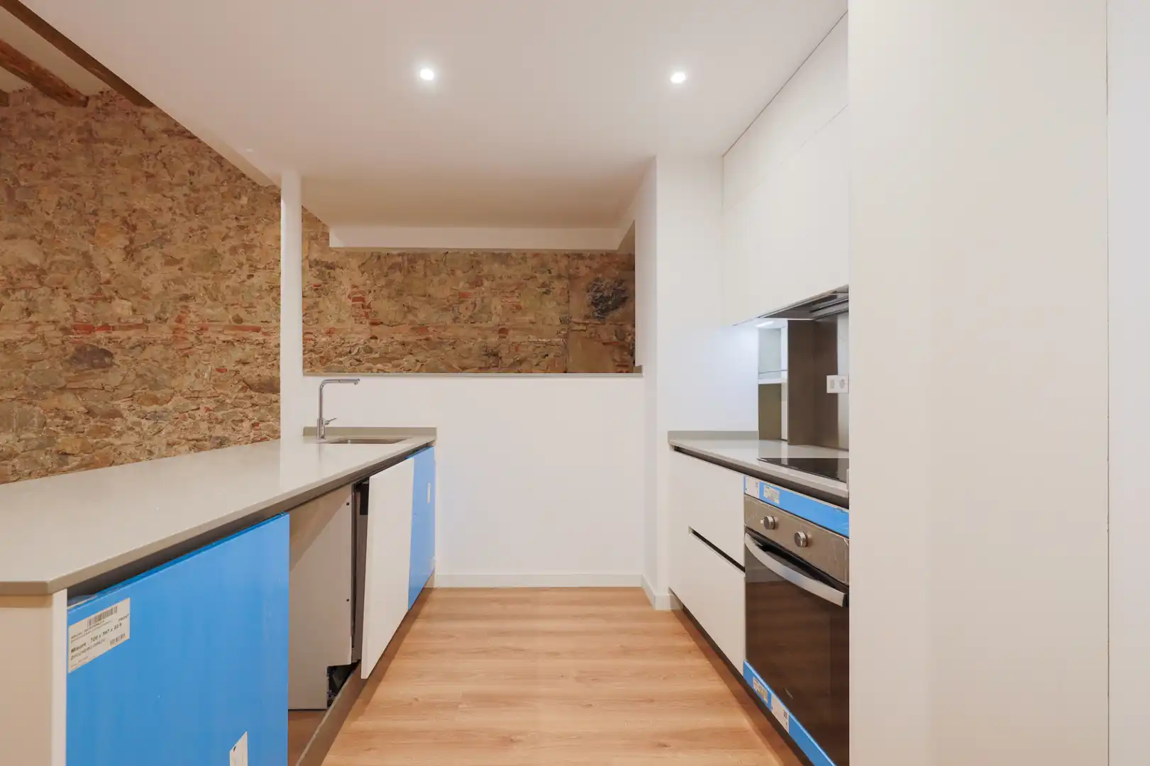 Cocina de Planta baja en venta en Badalona con Aire acondicionado, Calefacción y Parquet