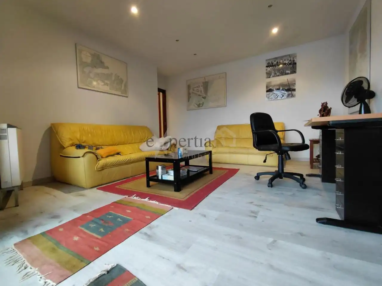 Living room of Flat for sale in A Pobra do Caramiñal  with Heating, Terrace and Storage room
