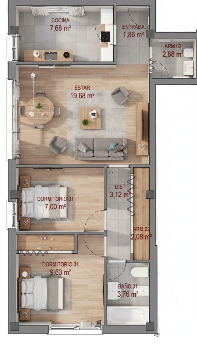 Flat for sale in Gualchos  with Air Conditioner, Private garden and Terrace