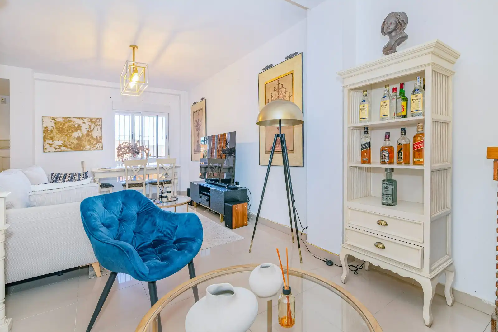 Sala de estar de Casa o chalet en venta en Cájar con Aire acondicionado, Terraza y Amueblado