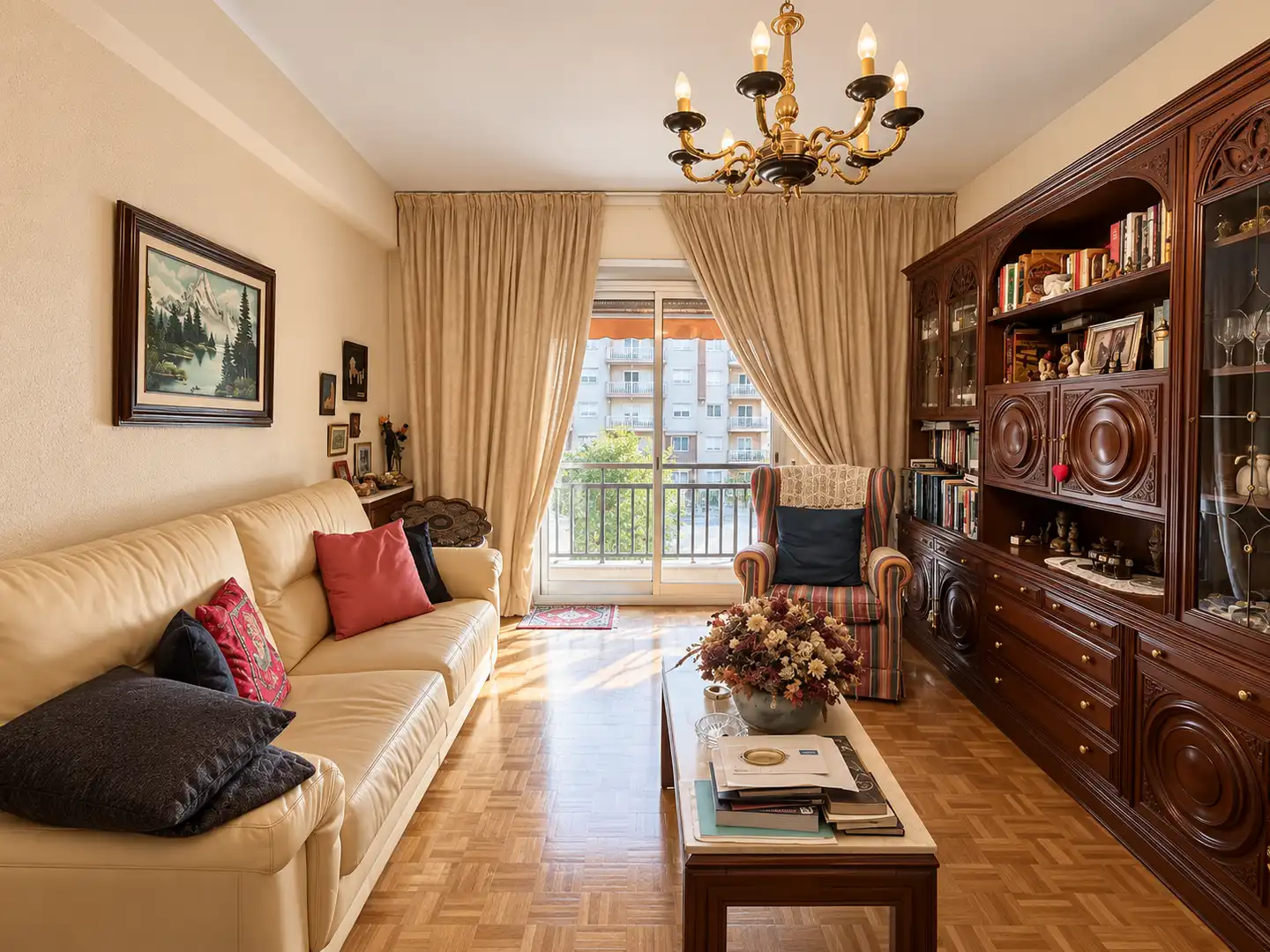 Sala de estar de Piso en venta en Chamartín