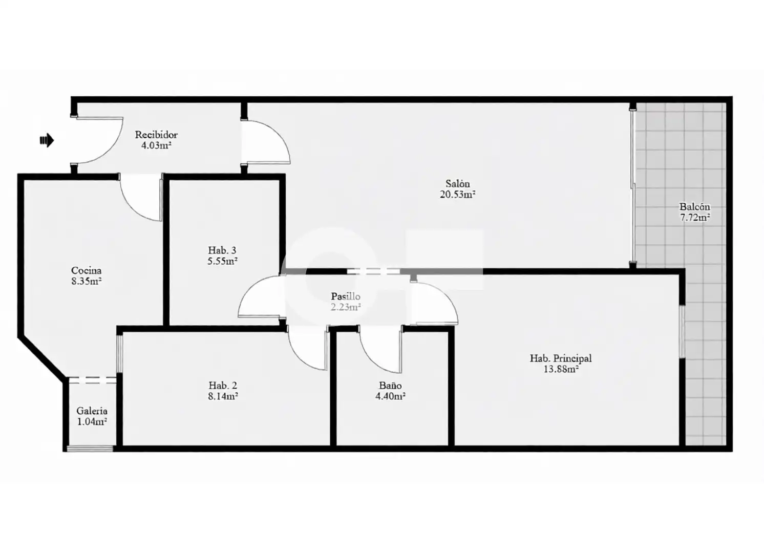 Piso en venta en Barcelona con Aire acondicionado, Calefacción y Alarma