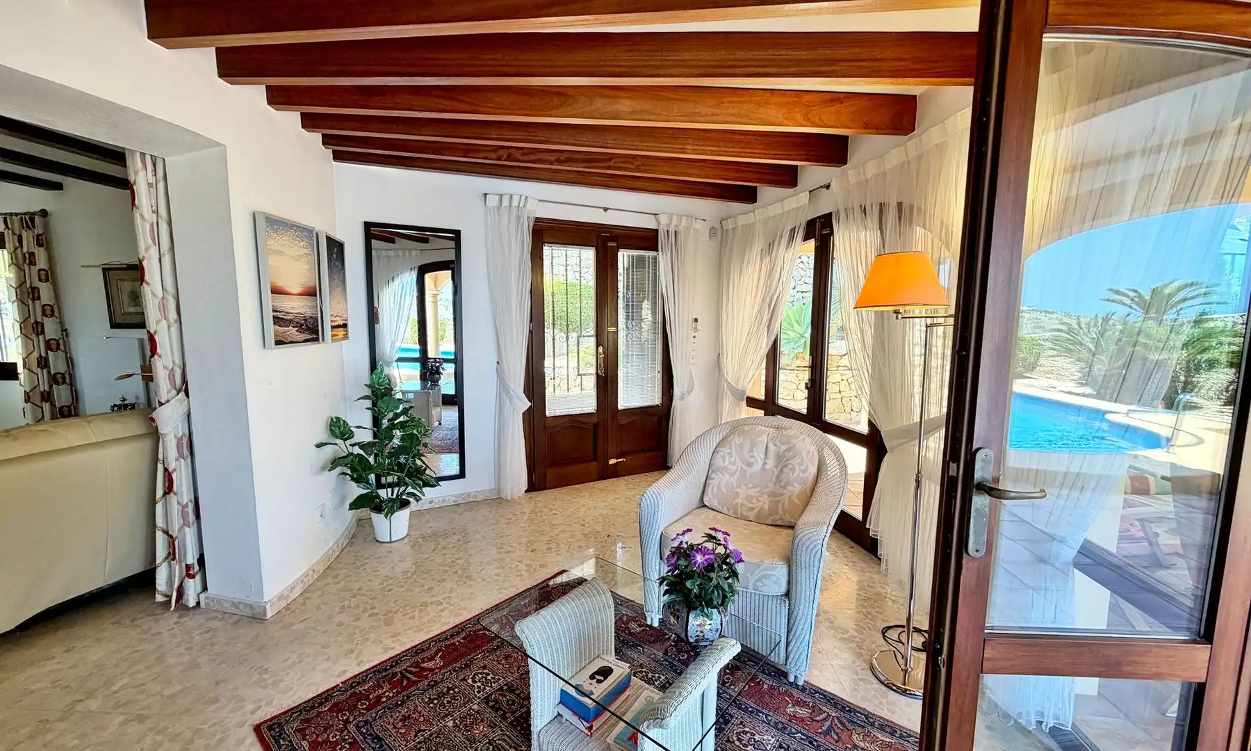 Living room of Houses for sale in Dénia  with Air Conditioner, Heating and Private garden
