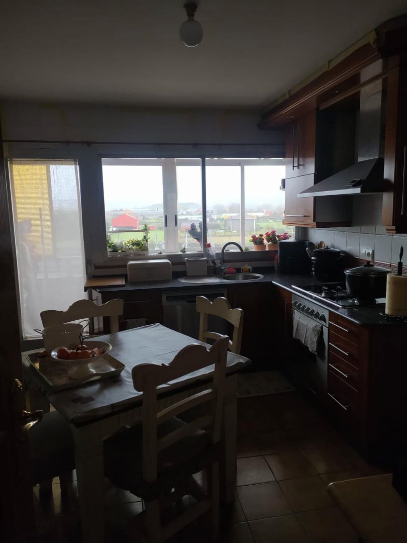 Kitchen of Flat for sale in Monforte de Lemos  with Heating, Storage room and Furnished