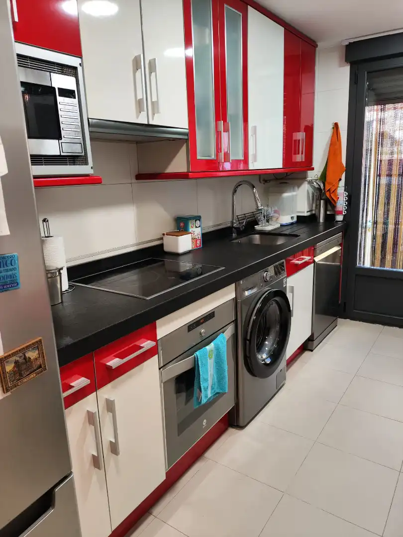 Cocina de Piso en venta en Peñafiel con Calefacción, Parquet y Terraza
