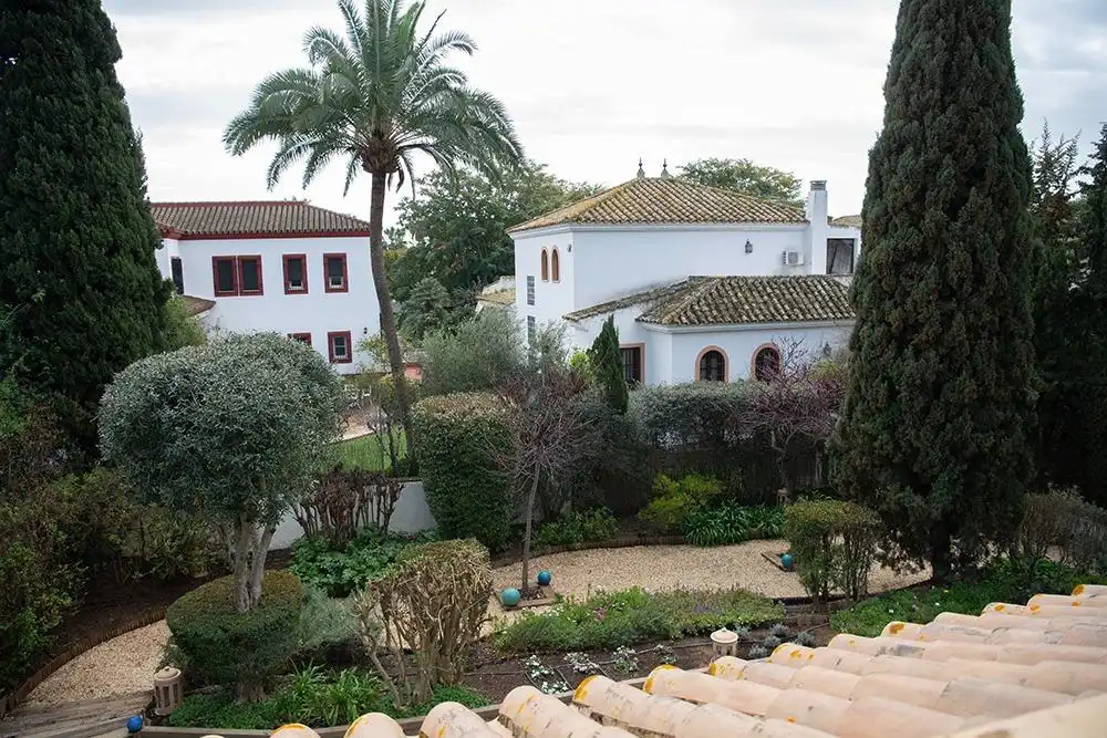 Jardín de Casa o chalet en venta en Bormujos con Aire acondicionado, Calefacción y Jardín privado