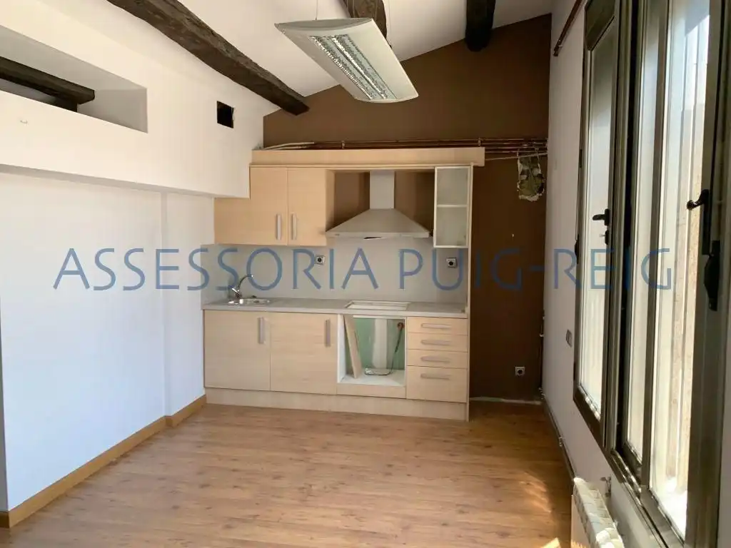 Küche von Dachboden zum Verkauf in Manresa mit Parkett und Terrasse