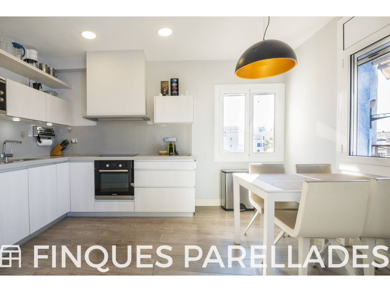 Kitchen of Attic for sale in Sitges  with Heating, Parquet flooring and Terrace