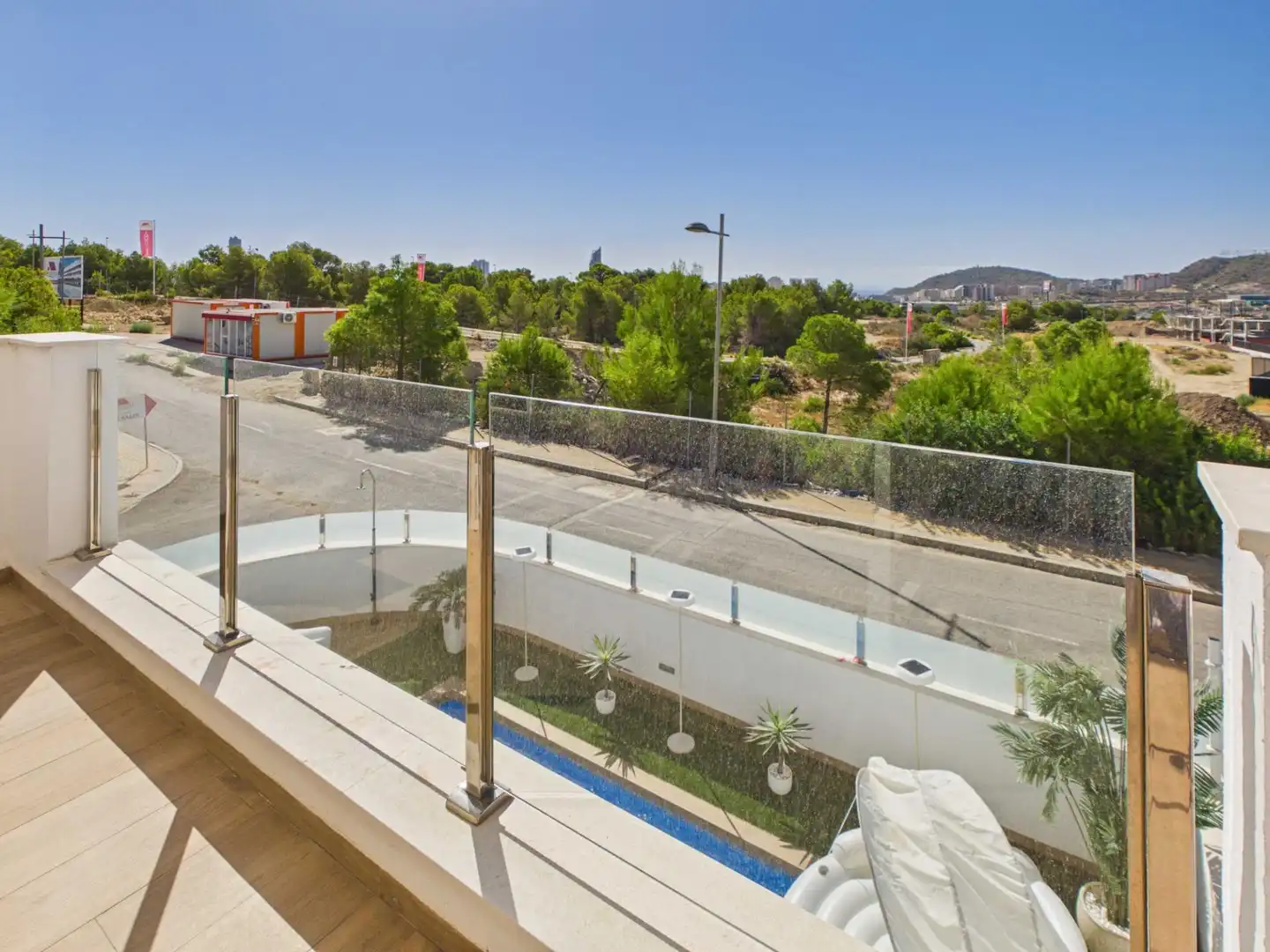 Terraza de Casa o chalet de alquiler en Finestrat