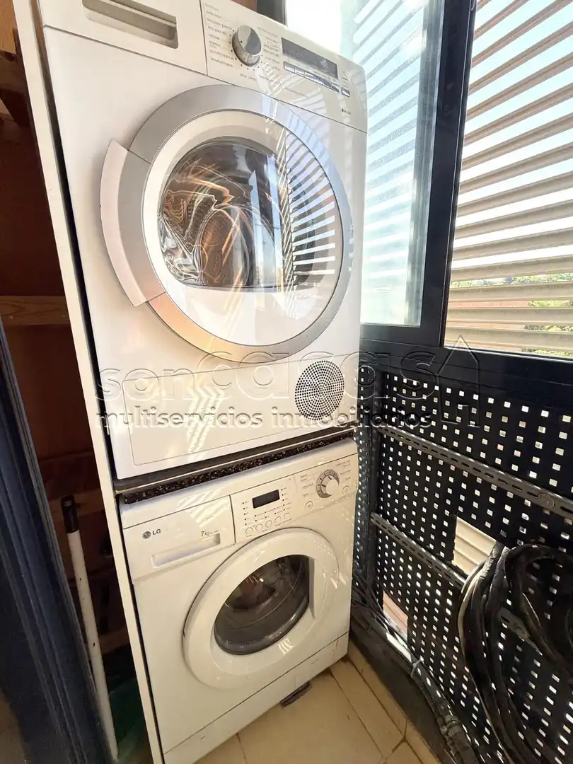 Balcony of Flat for rent in Madrid  with Air Conditioner, Heating and Terrace