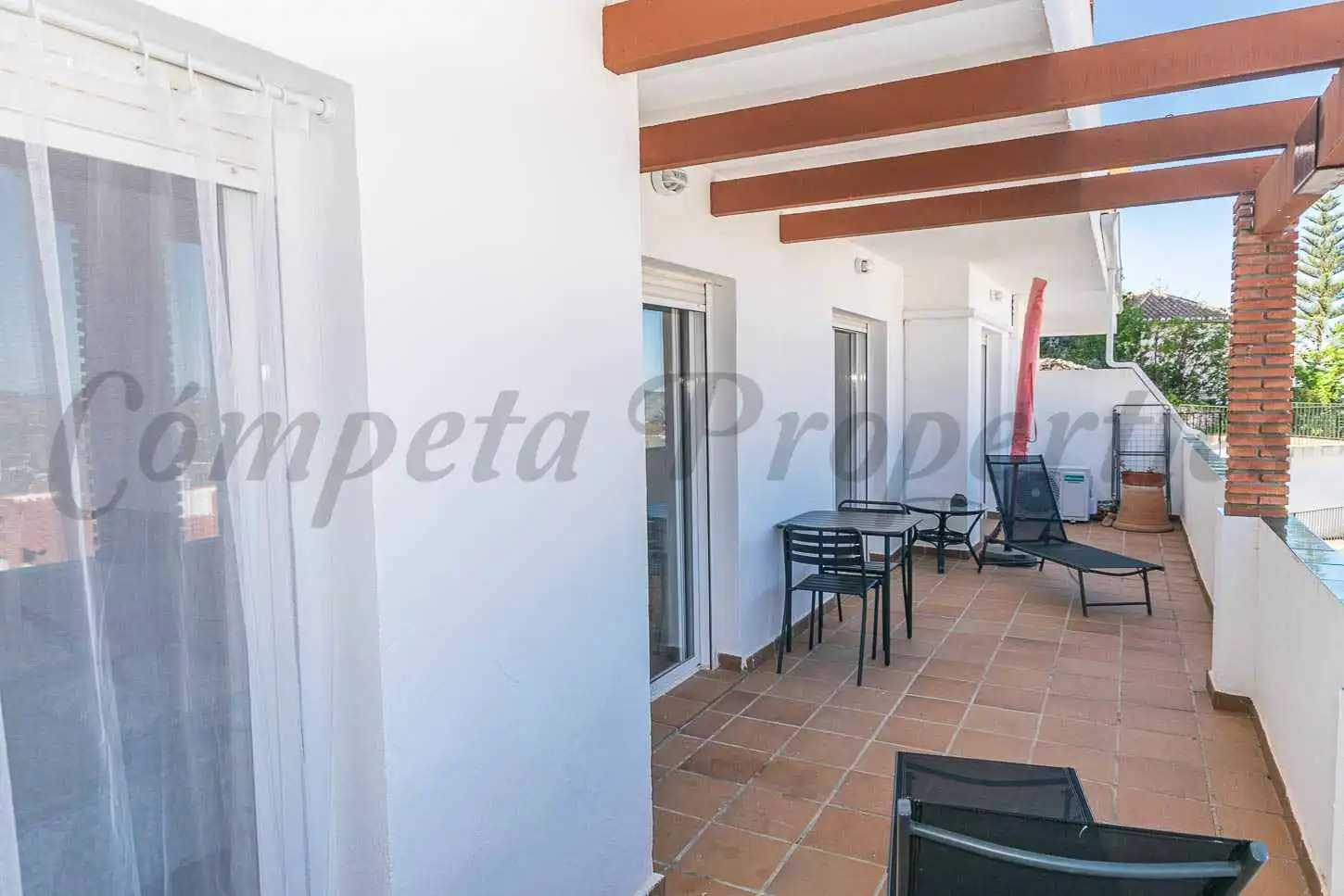 Terrace of Flat for sale in Cómpeta  with Air Conditioner, Terrace and Furnished