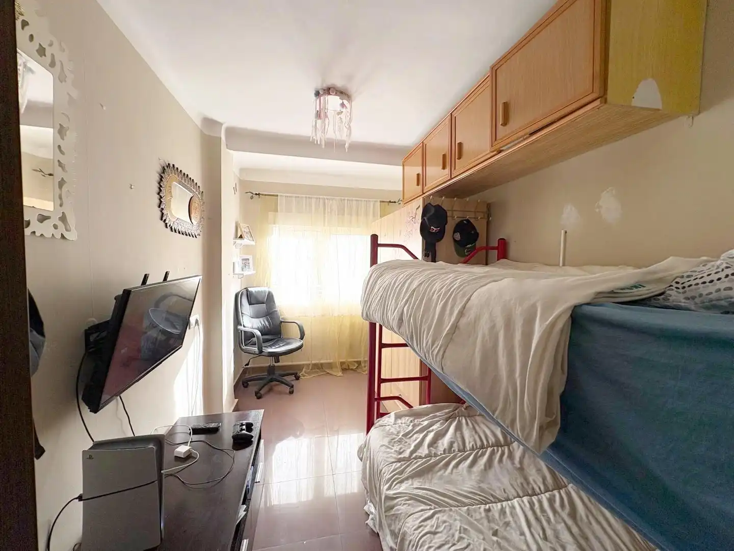Bedroom of Flat for sale in Málaga  with Air Conditioner and Terrace