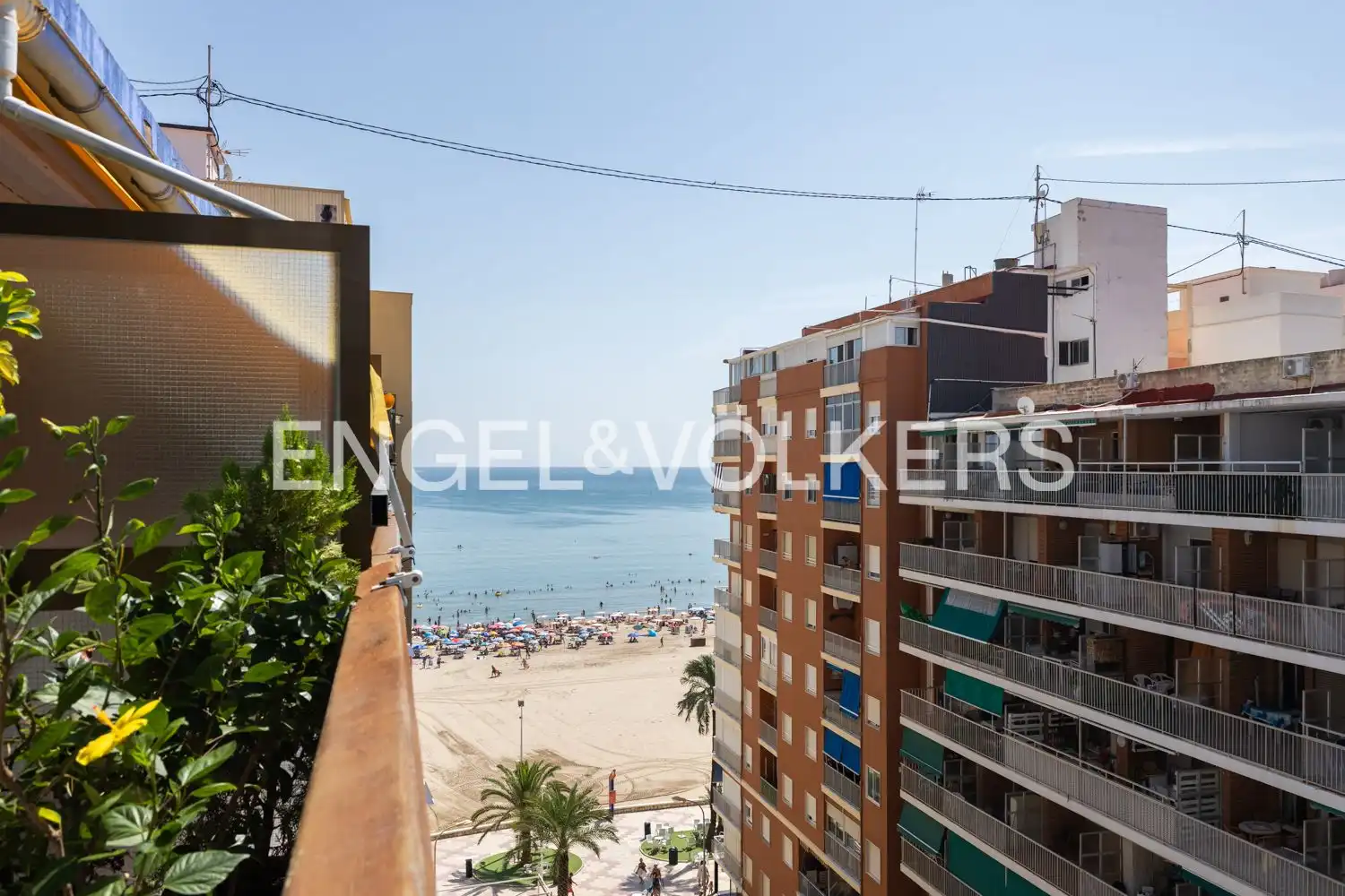 Terraza de Piso de alquiler en Cullera con Calefacción, Terraza y Amueblado