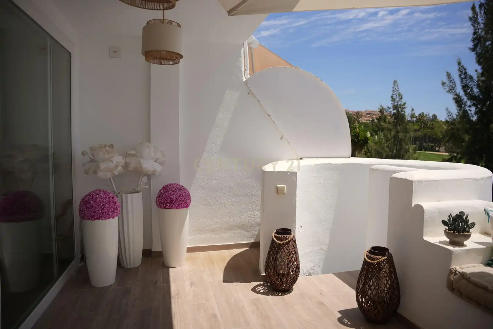 Terrassa de Casa o xalet en venda en Benalmádena amb Aire condicionat, Traster i Piscina comunitària
