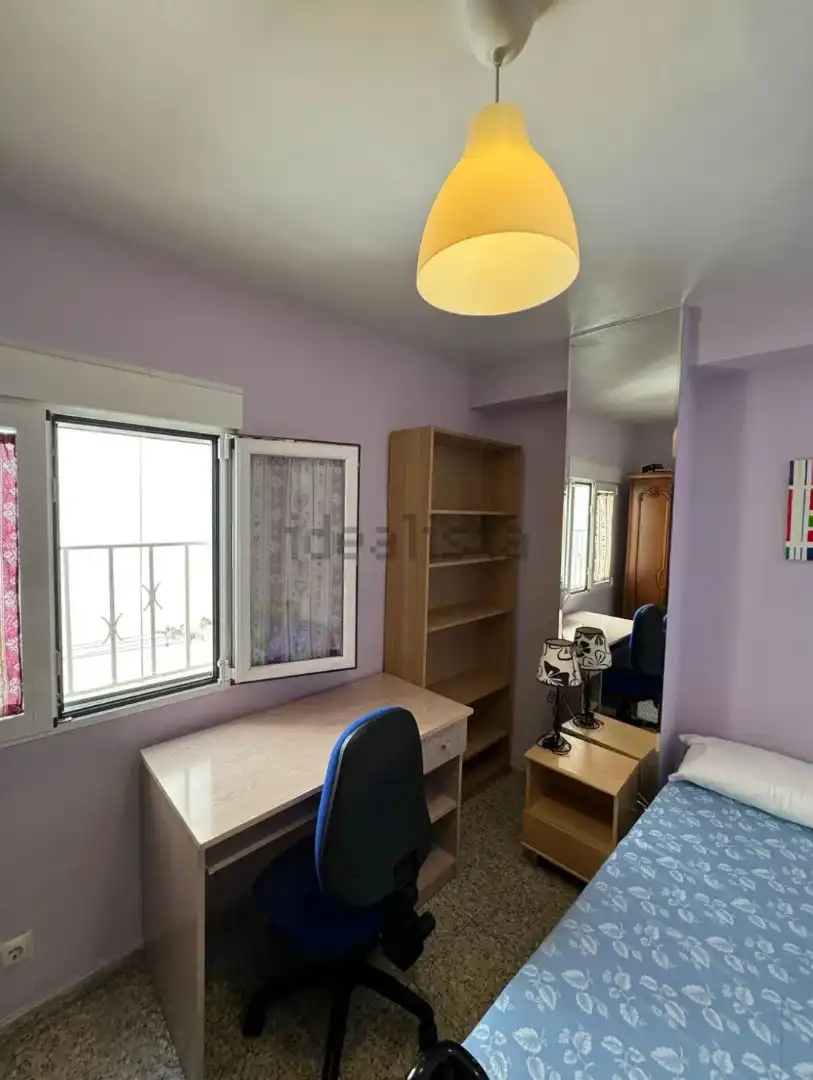 Schlafzimmer von Wohnung zur untervermieten in Málaga Capital mit Klimaanlage, Möbliert und Balkon
